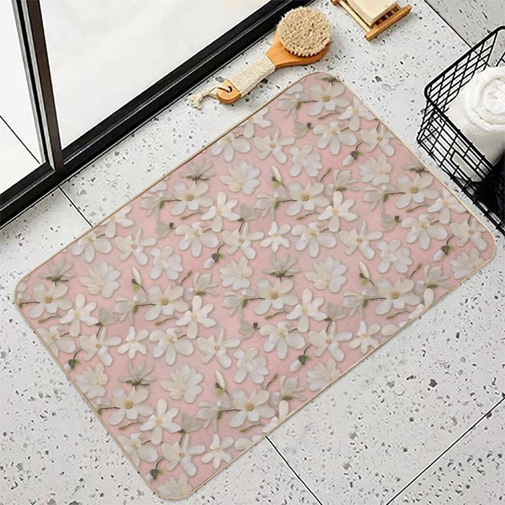 Magnolia Kobus Rose  Eco-Friendly Bath Mat