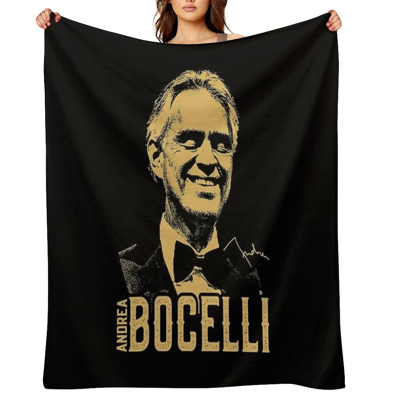 Bocelli Retro Vintage with Signature Durable Throw Blanket