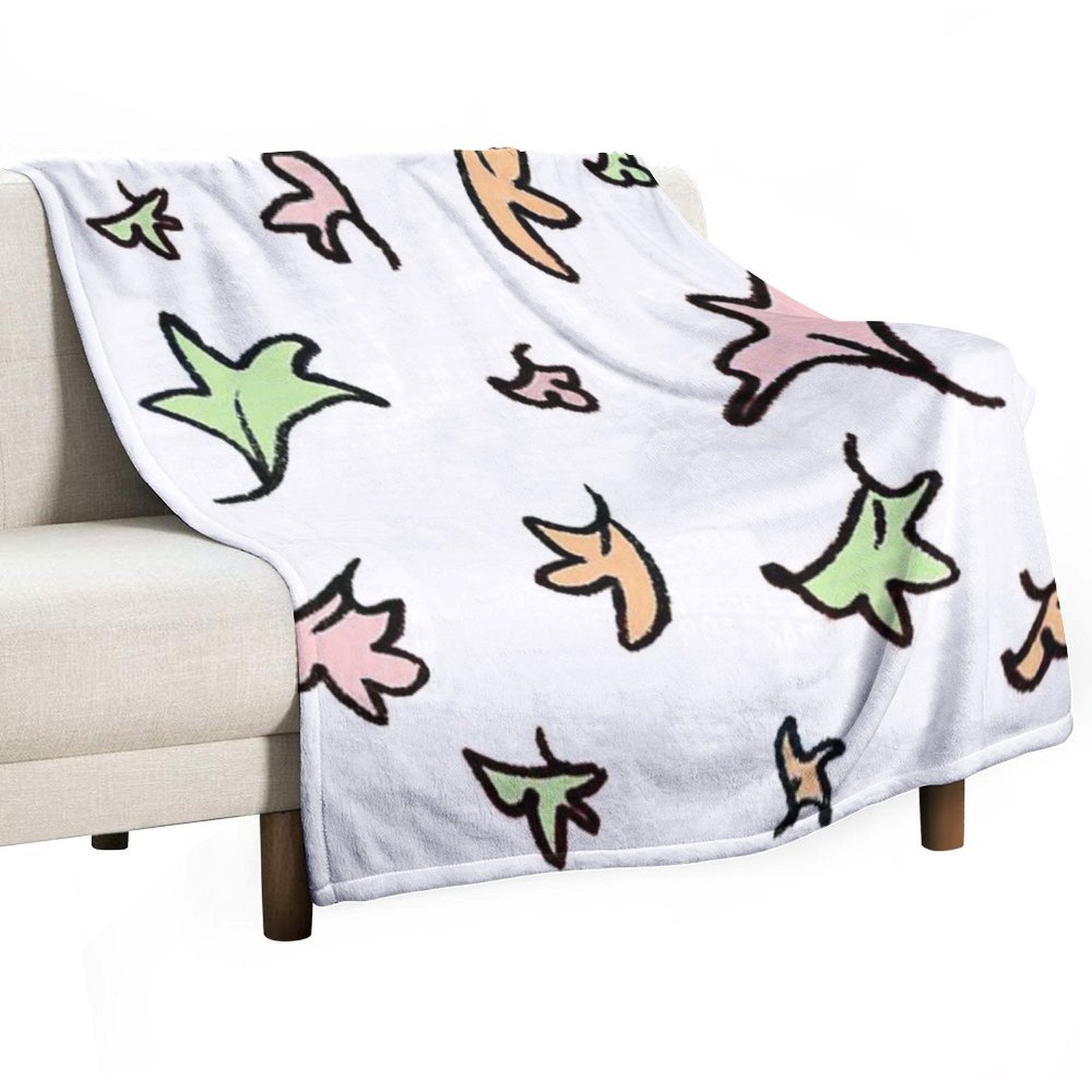 Hearstopper Netflix Leaves Easy Care Throw Blanket