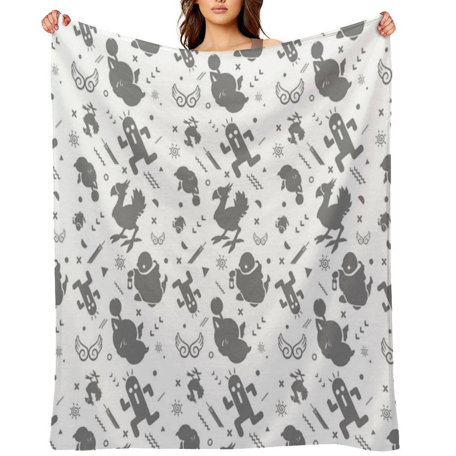 Final Fantasy Medley Multi-functional Throw Blanket