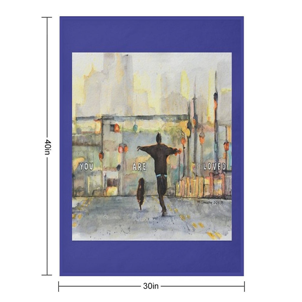 You Are Loved Multi-functional Throw Blanket