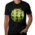 Wildlife Forest Trees Reflection Outdoors Nature  Easy-care T-Shirt