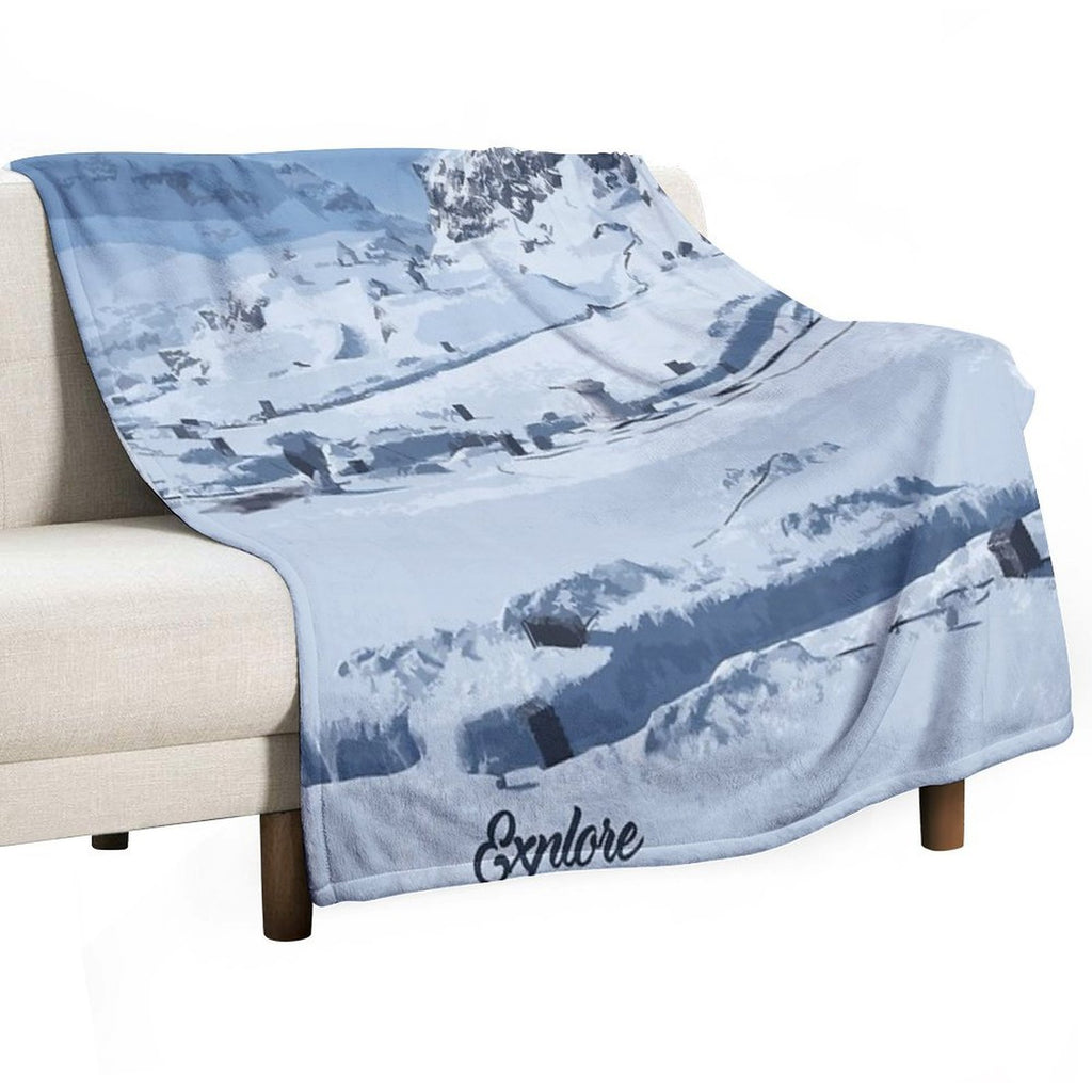 Hoth Easy Care Throw Blanket