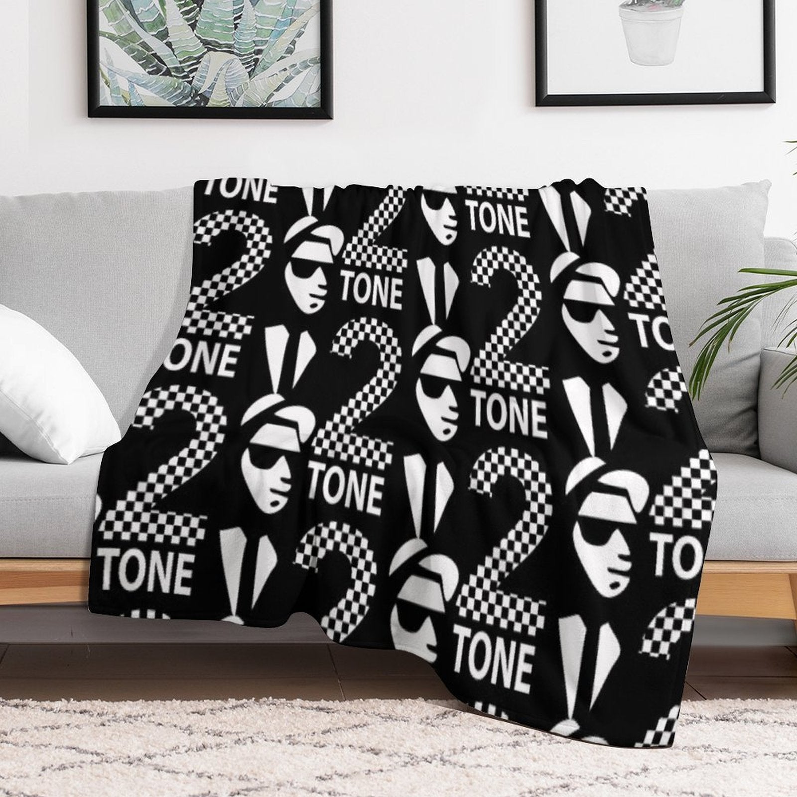 The Specials 2 Tone  Rude Boy Two Tone Ska 2 Music Records All-season Throw Blanket