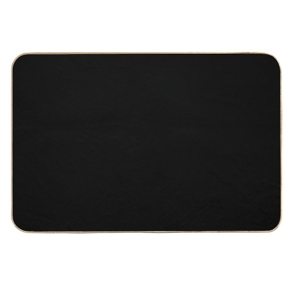 PLAIN BLACK  SOLID BLACK  DARKEST BLACK  MOONLESS SKY  ACCENT BLACK  HIGHEST SELLING BLACK  Easy Maintenance Bath Mat
