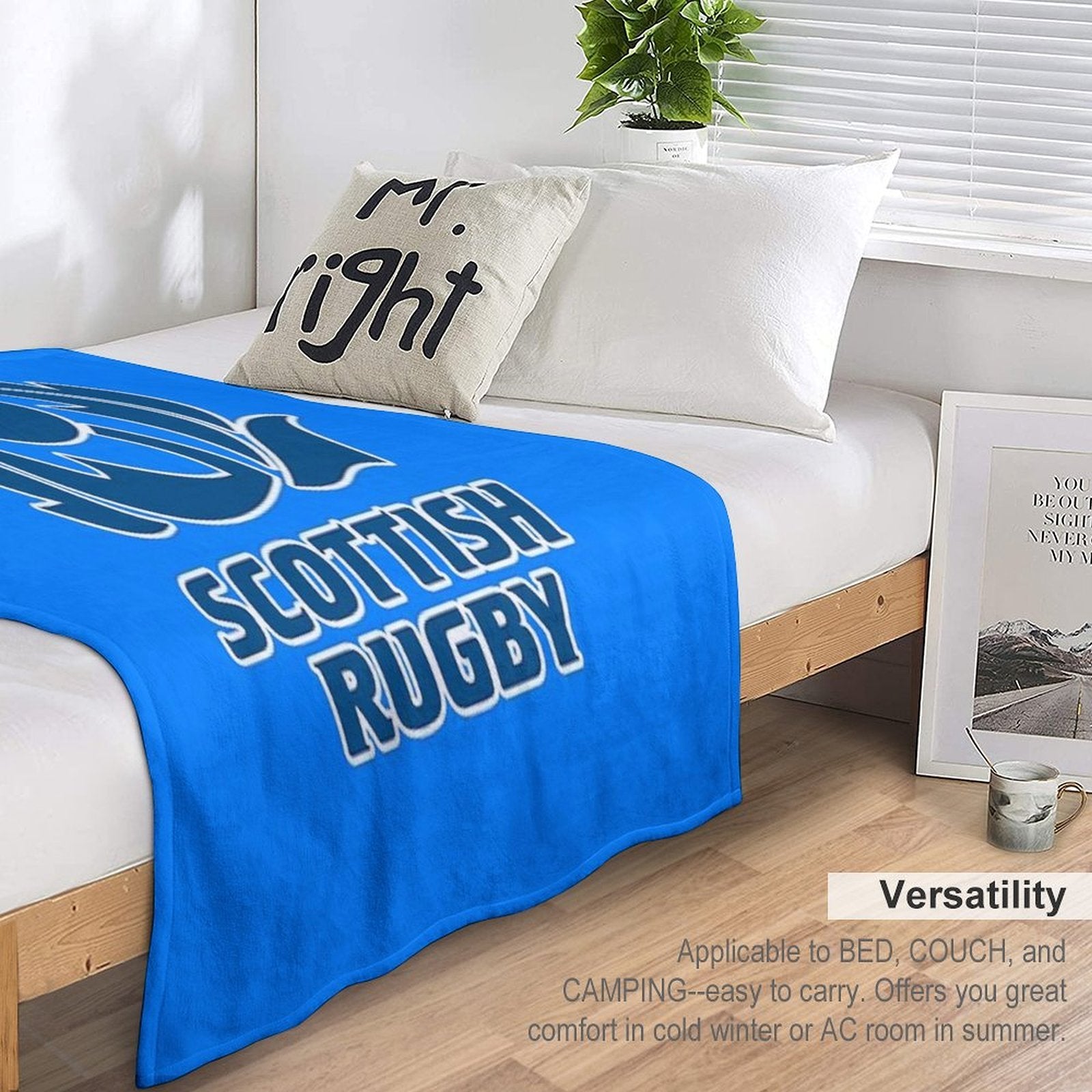 Scotland Rugby Premium Throw Blanket