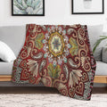 Paisley Retro Premium Throw Blanket