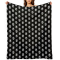 Soccer Ball  Football Icon Plush Throw Blanket