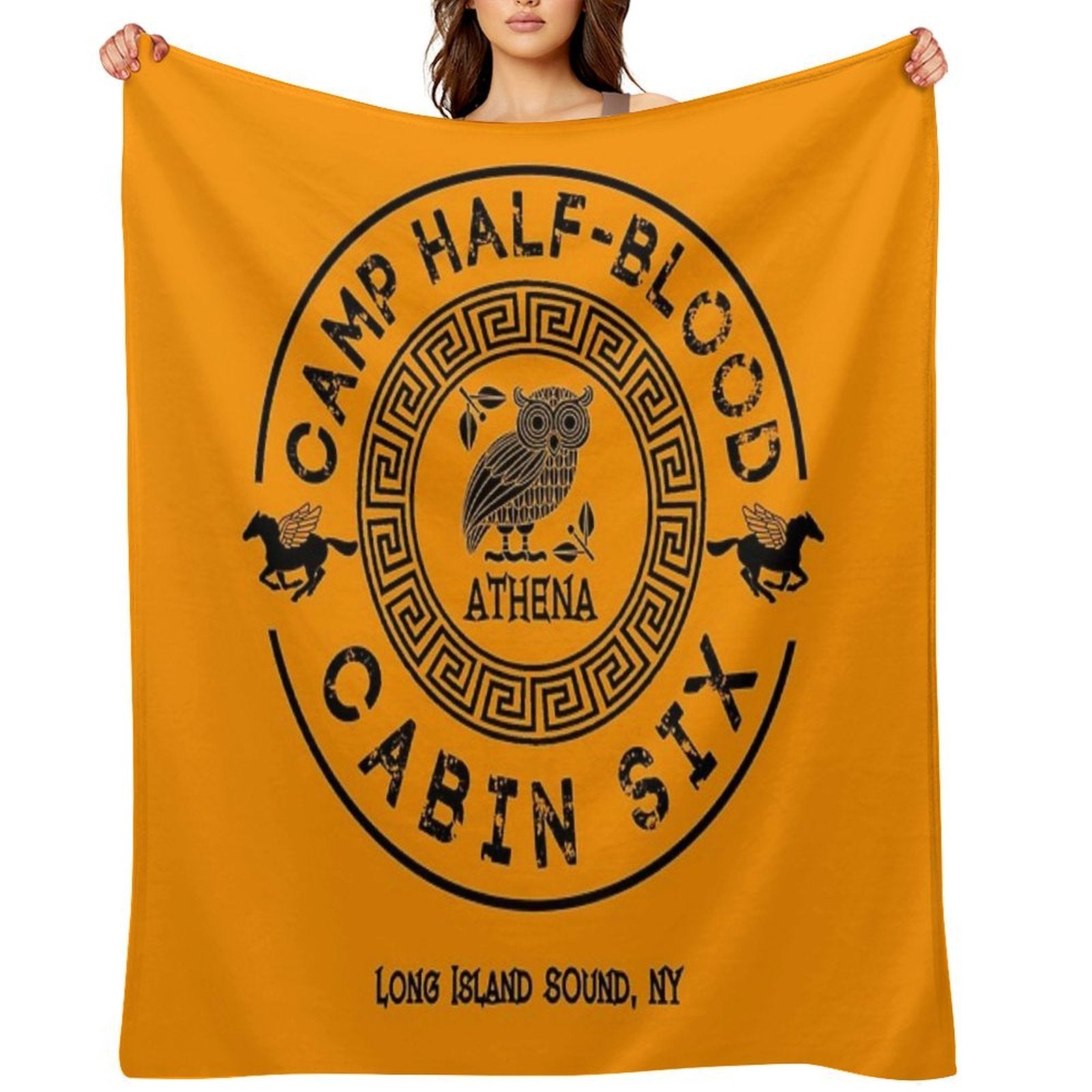 Cabin Six - Athena - Percy Jackson - Camp Half-Blood - Quick-dry Throw Blanket