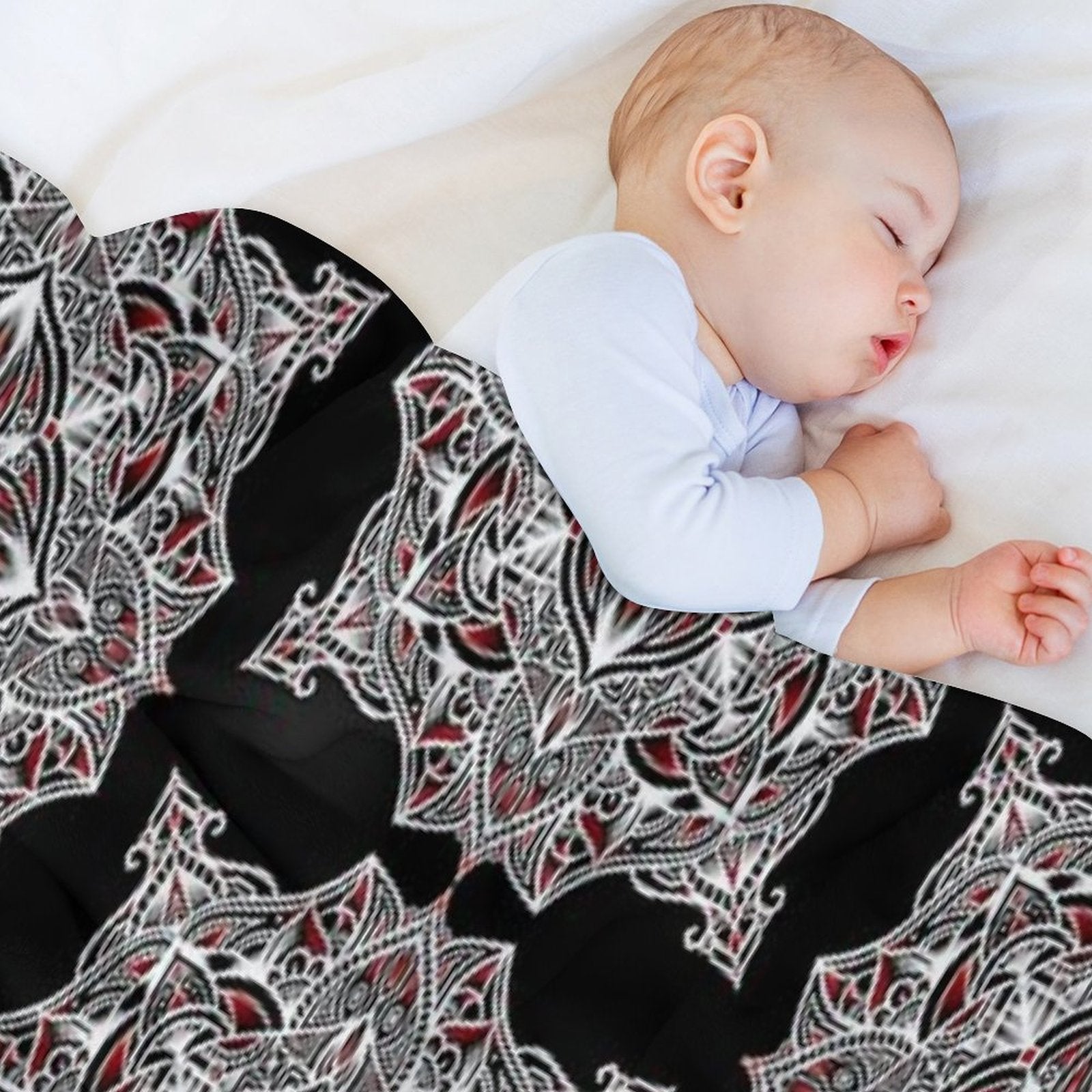 Mandala 2 Easy Care Throw Blanket