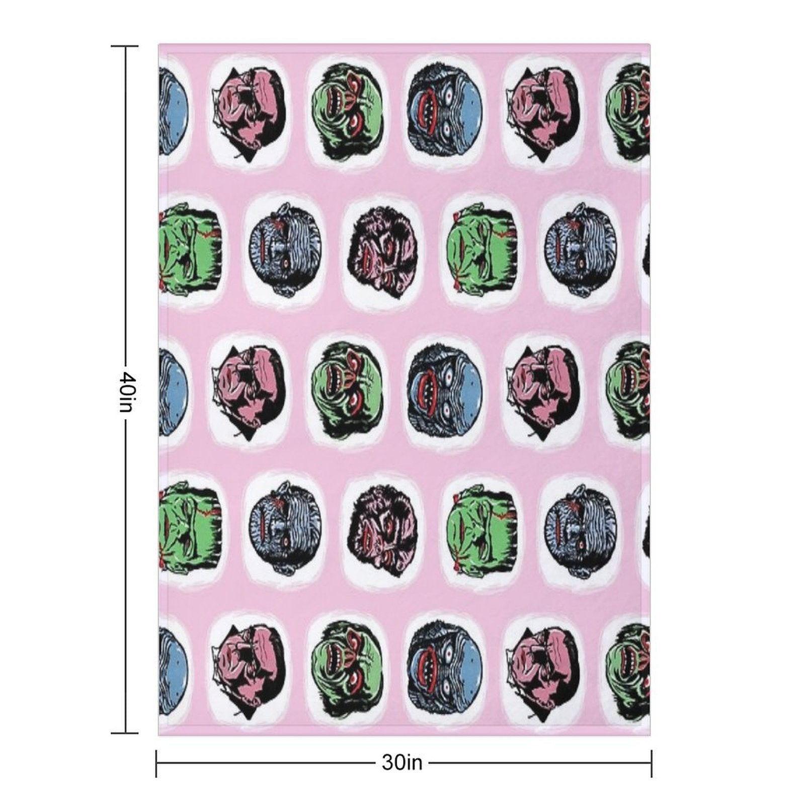 Famous Monsters Blanket Gift-ready Throw Blanket