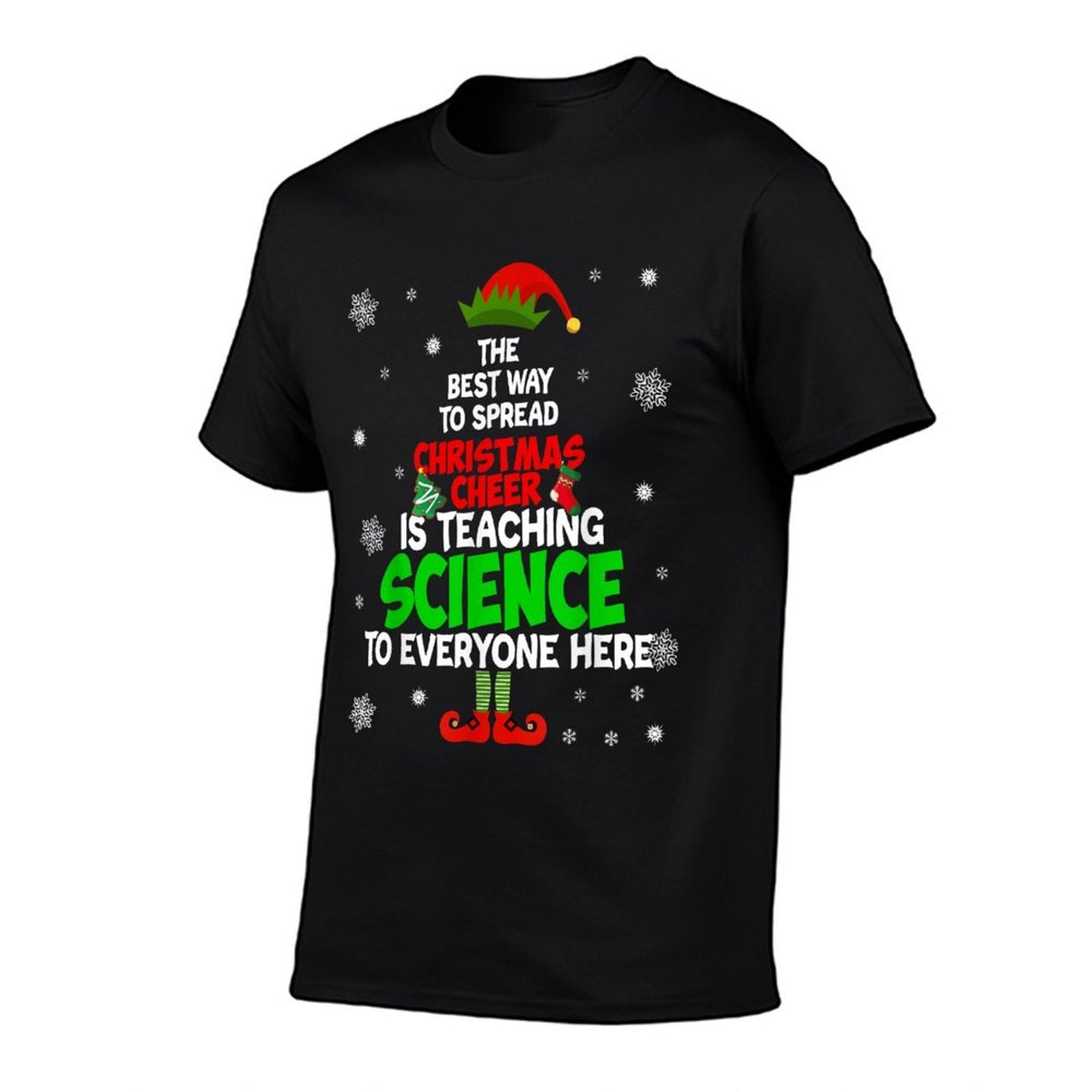 The Best Way To Spread Christmas Cheer Is Teaching Science  Trendy Pattern T-Shirt