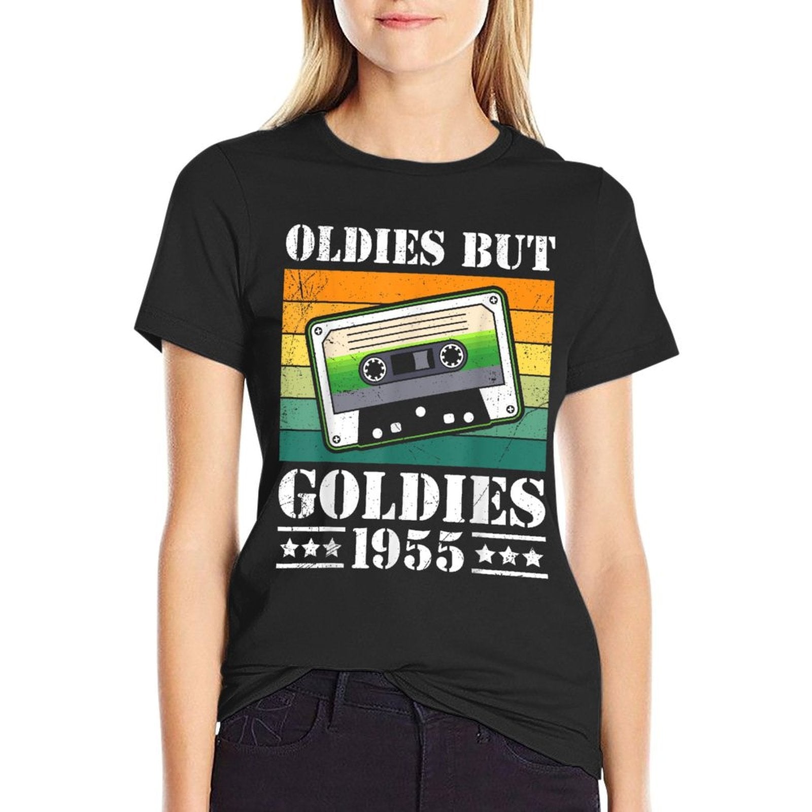 70th Birthday OLDIES BUT GOLDIES 1955 70 Years Birthday  Lightweight T-Shirt