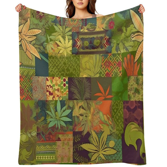 Hash And Cannabis Club Durable Throw Blanket
