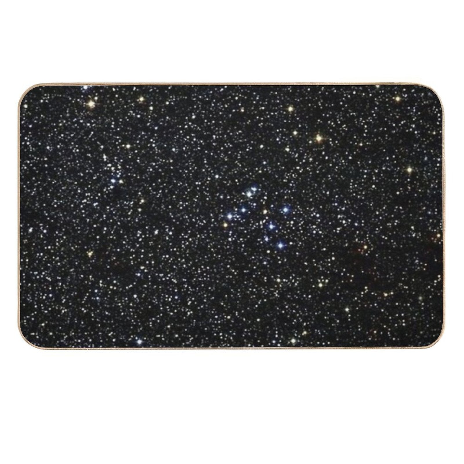 Black Glitter  Pet-Safe Bath Mat