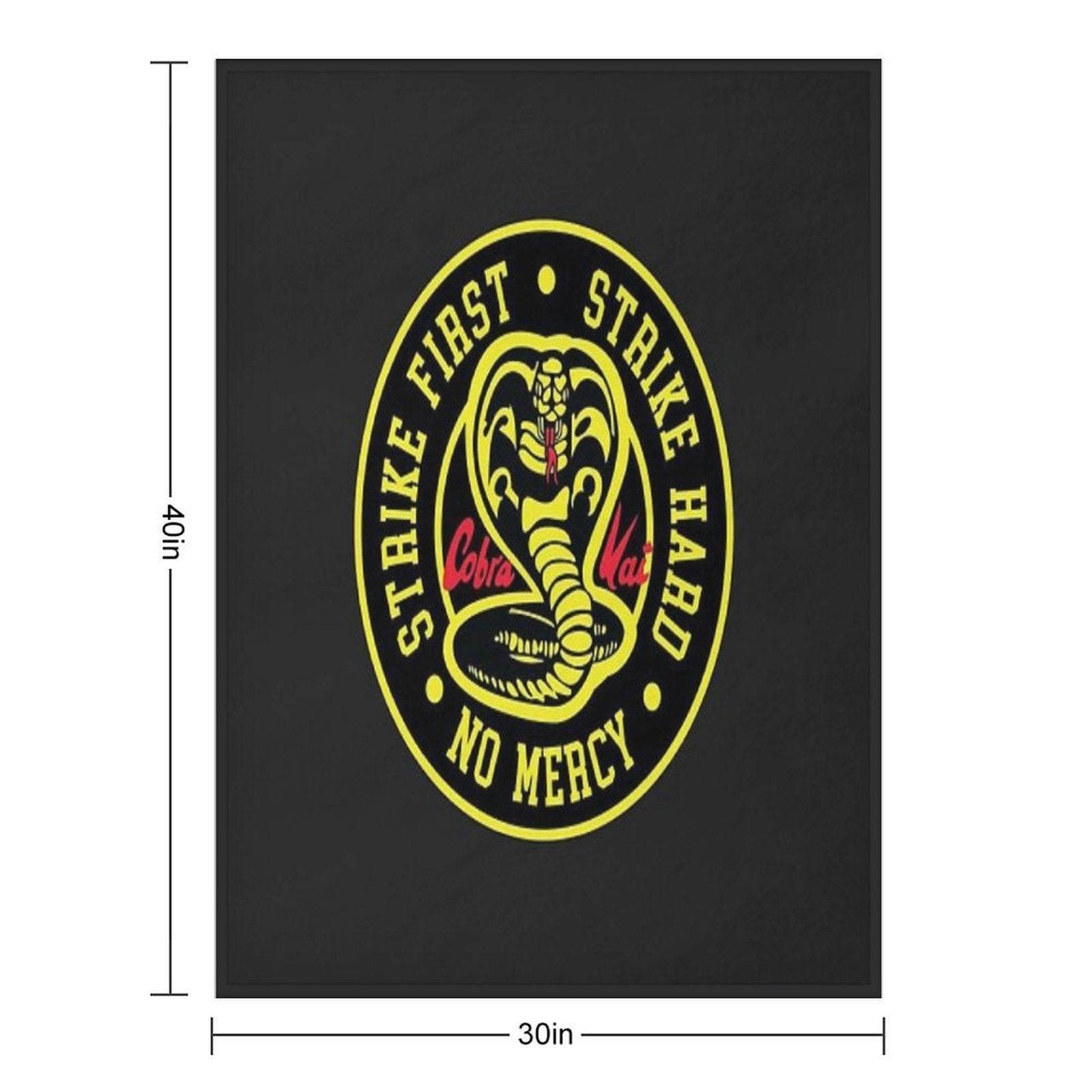 Cobra Kai Durable Throw Blanket