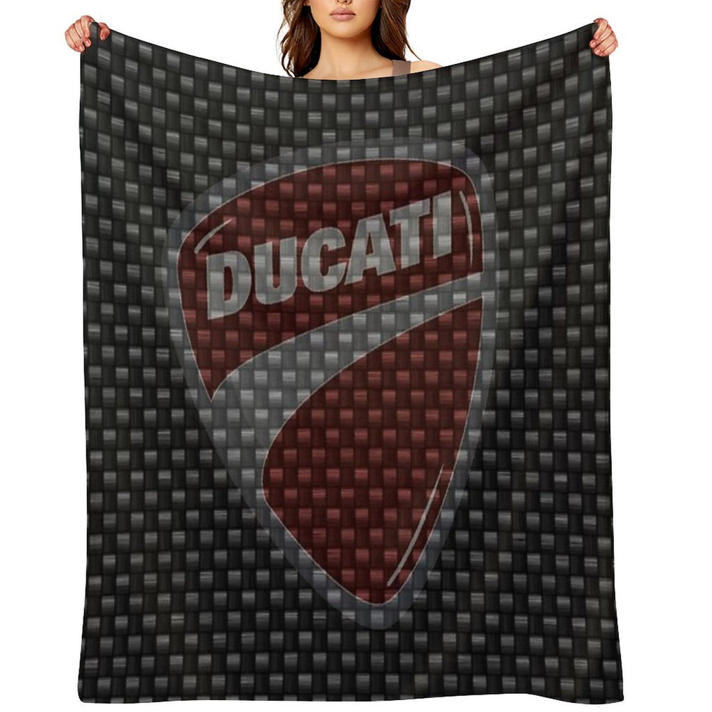 Ducati Corse Motorcycle Velvety-soft Throw Blanket