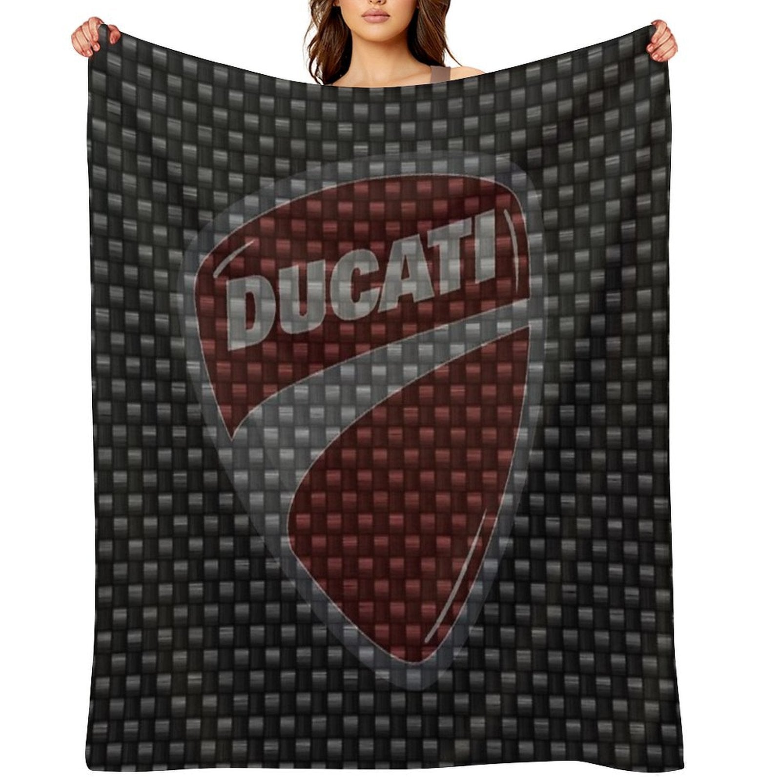 Ducati Corse Motorcycle Velvety-soft Throw Blanket