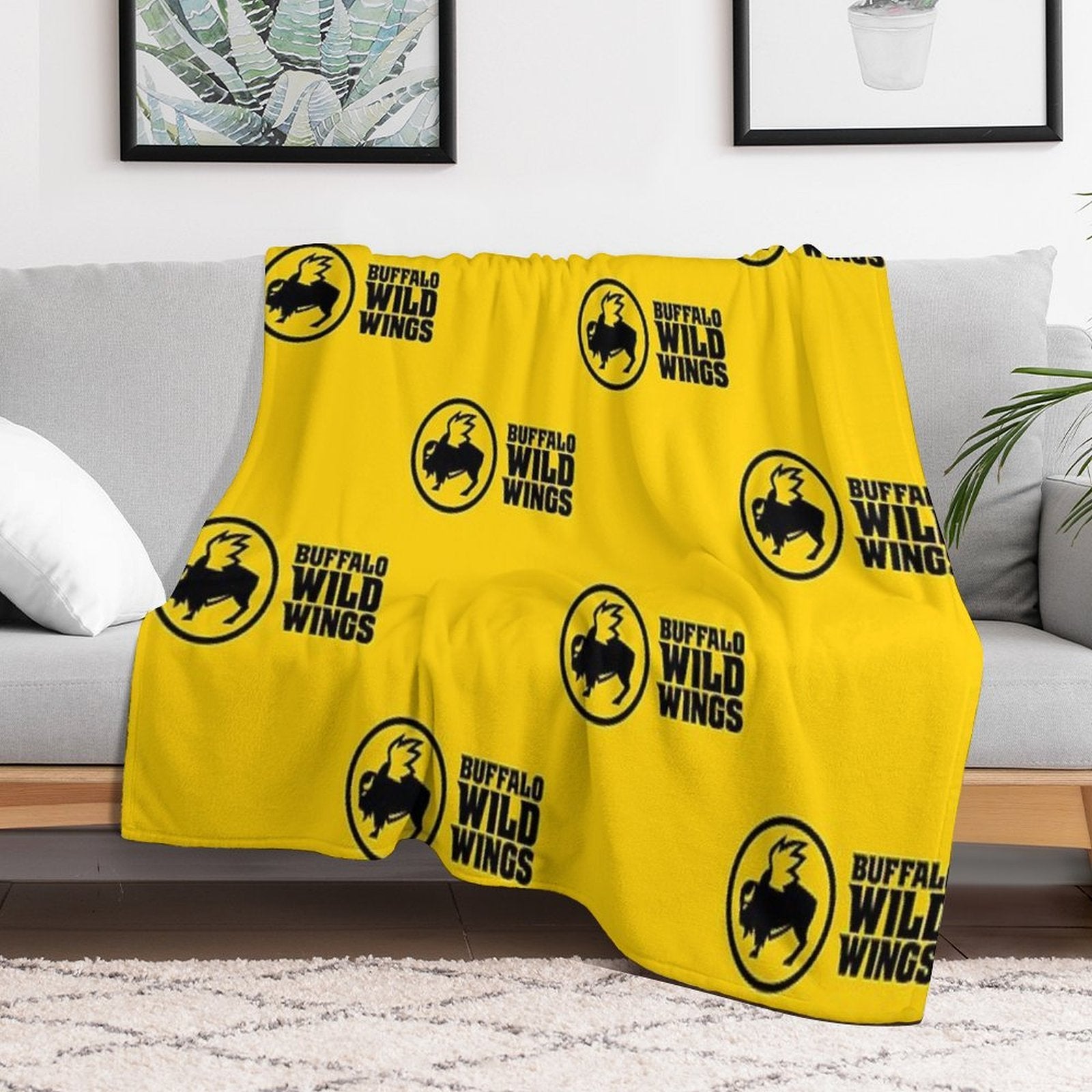 Buffalo Wild Wings Resto Comfort Throw Blanket