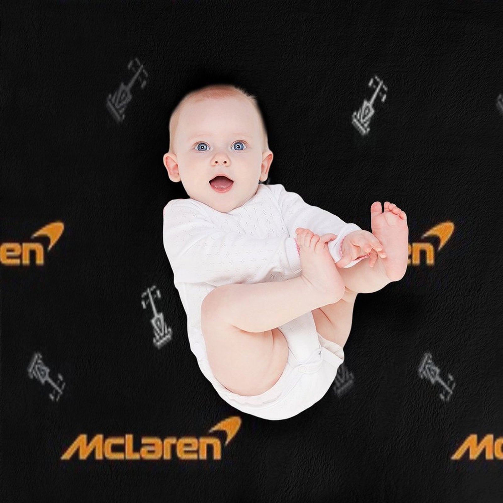 McLaren F1 Team - Speed Beyond Limits! Shrink-resistant Throw Blanket