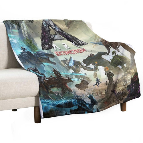 Ark Extinction Anti-pilling Throw Blanket