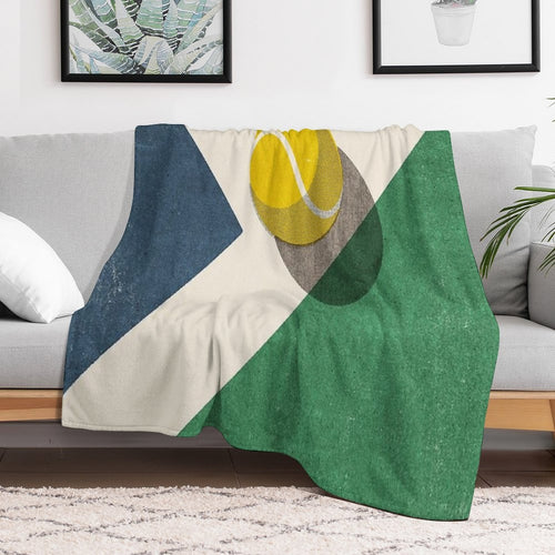 BALLS  Tennis (Hard Court) Versatility Throw Blanket