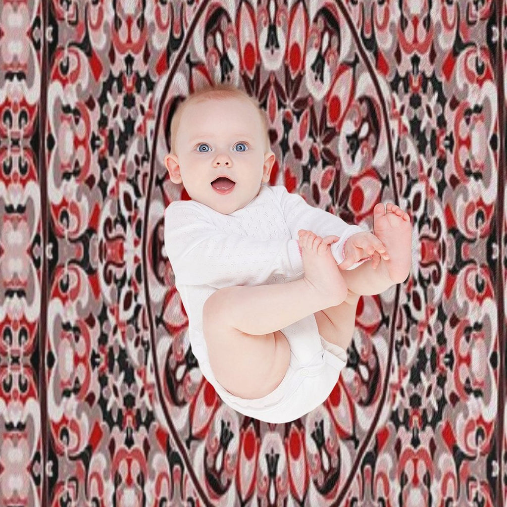 Oriental Rug Quick-dry Throw Blanket