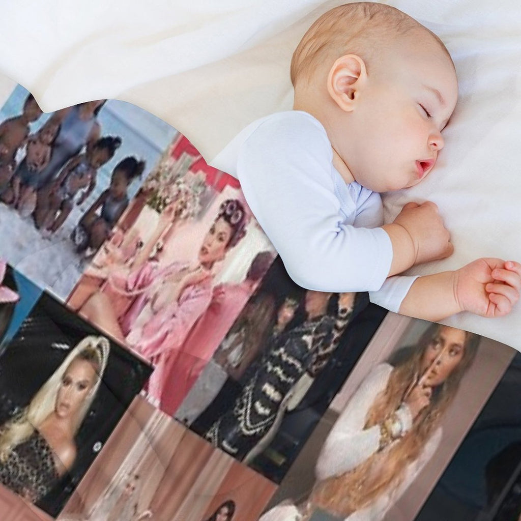 Kardash Collage Plush Throw Blanket