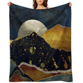 Bronze Night Travel-friendly Throw Blanket