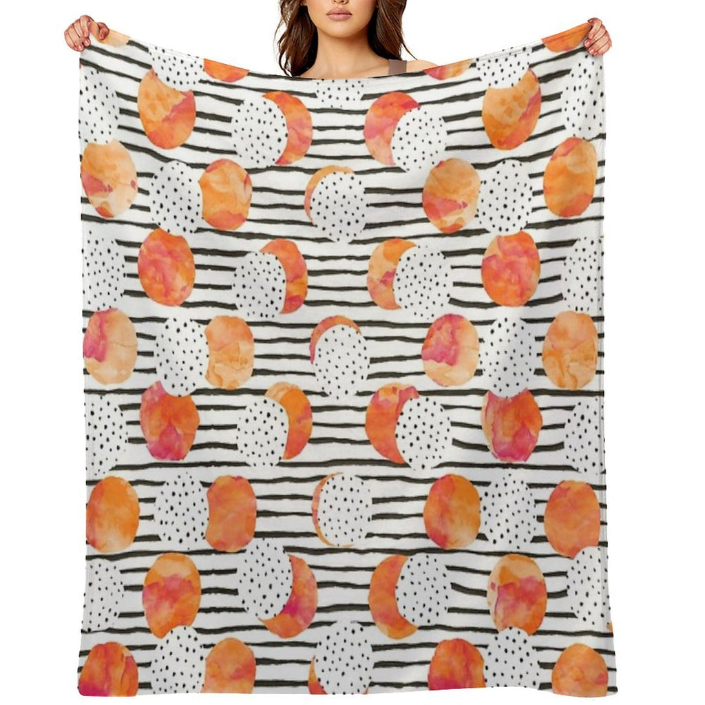 Fruity Orange Multi-functional Throw Blanket