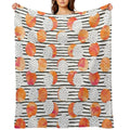 Fruity Orange Multi-functional Throw Blanket
