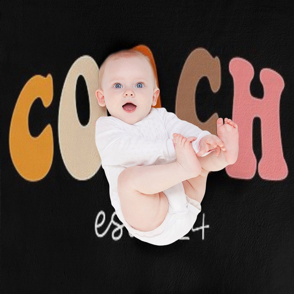 Coach Lover  Coach Est 2024  Best Coach Ever Versatility Throw Blanket