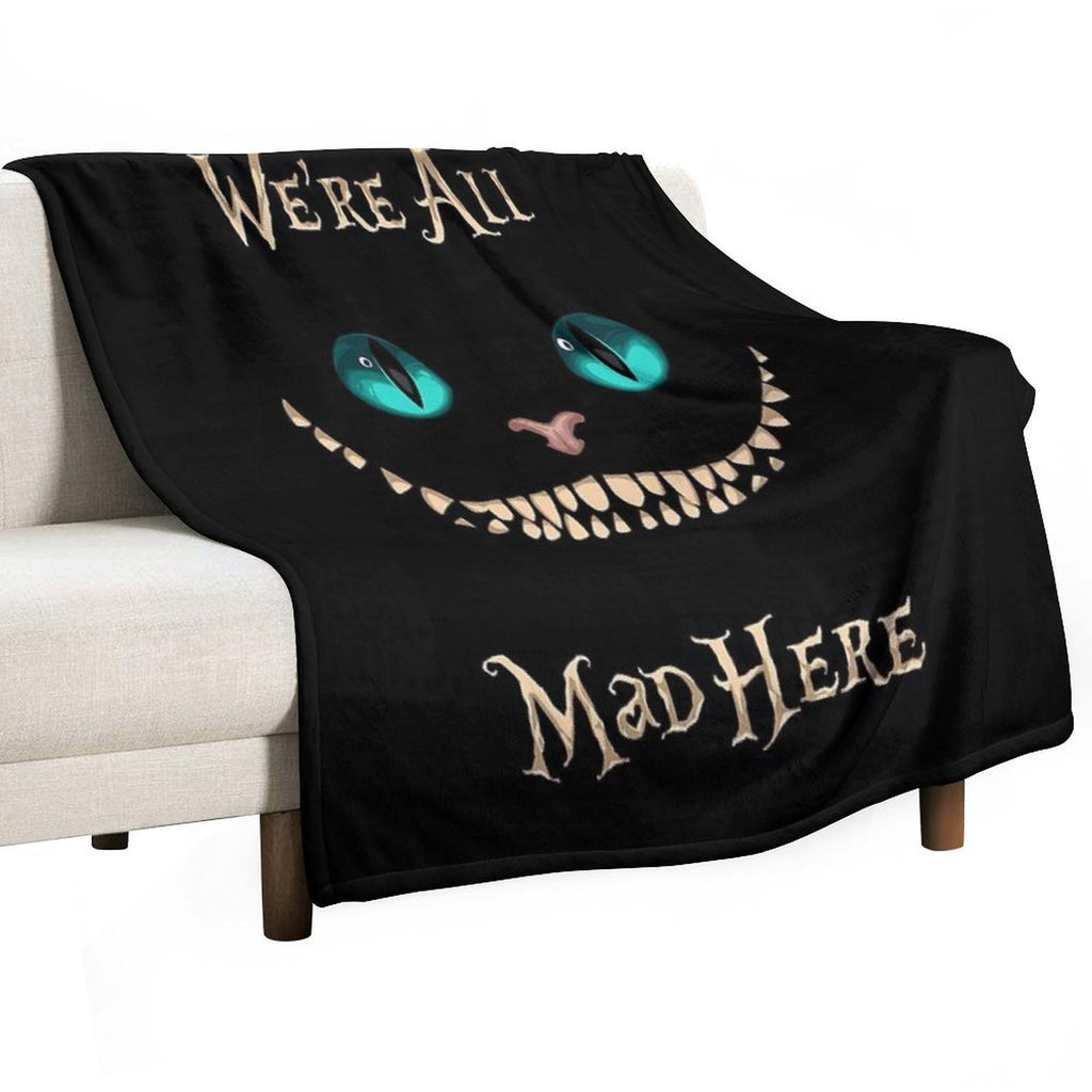 Alice In Wonderland All-season Throw Blanket