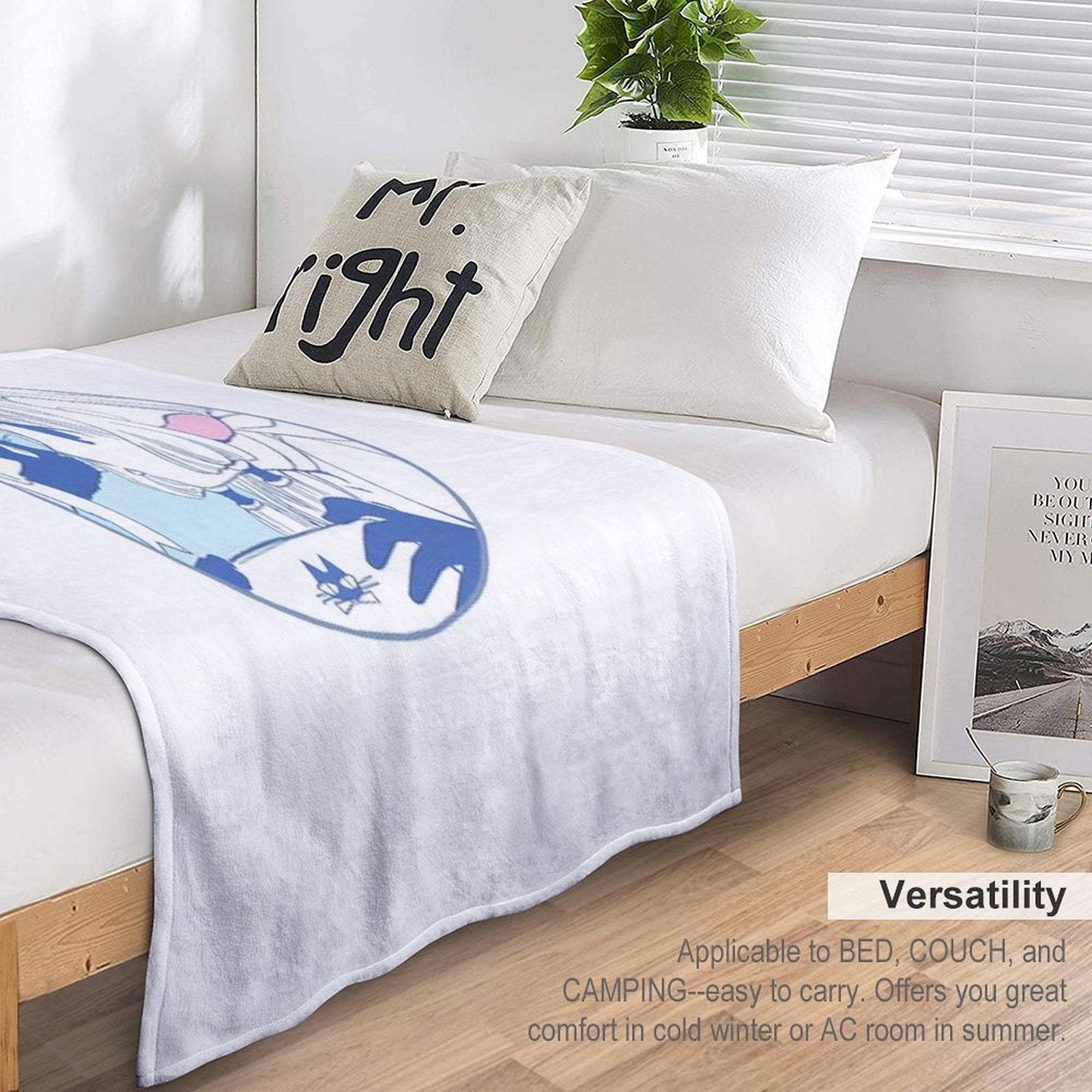 Chi - Chobits Eco-conscious Throw Blanket