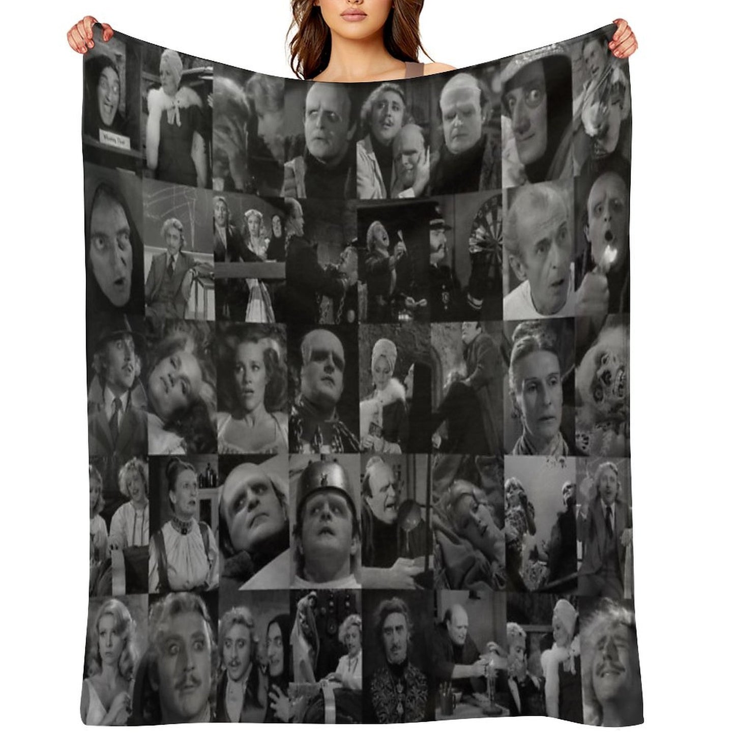 Young Frankenstein Plush Throw Blanket