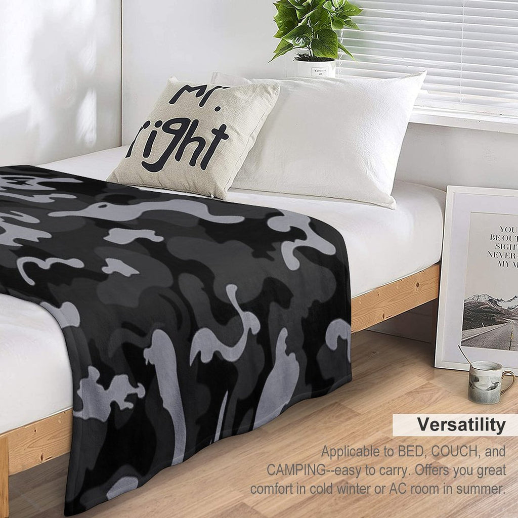 Camo Style - Urban Camouflage Easy Care Throw Blanket