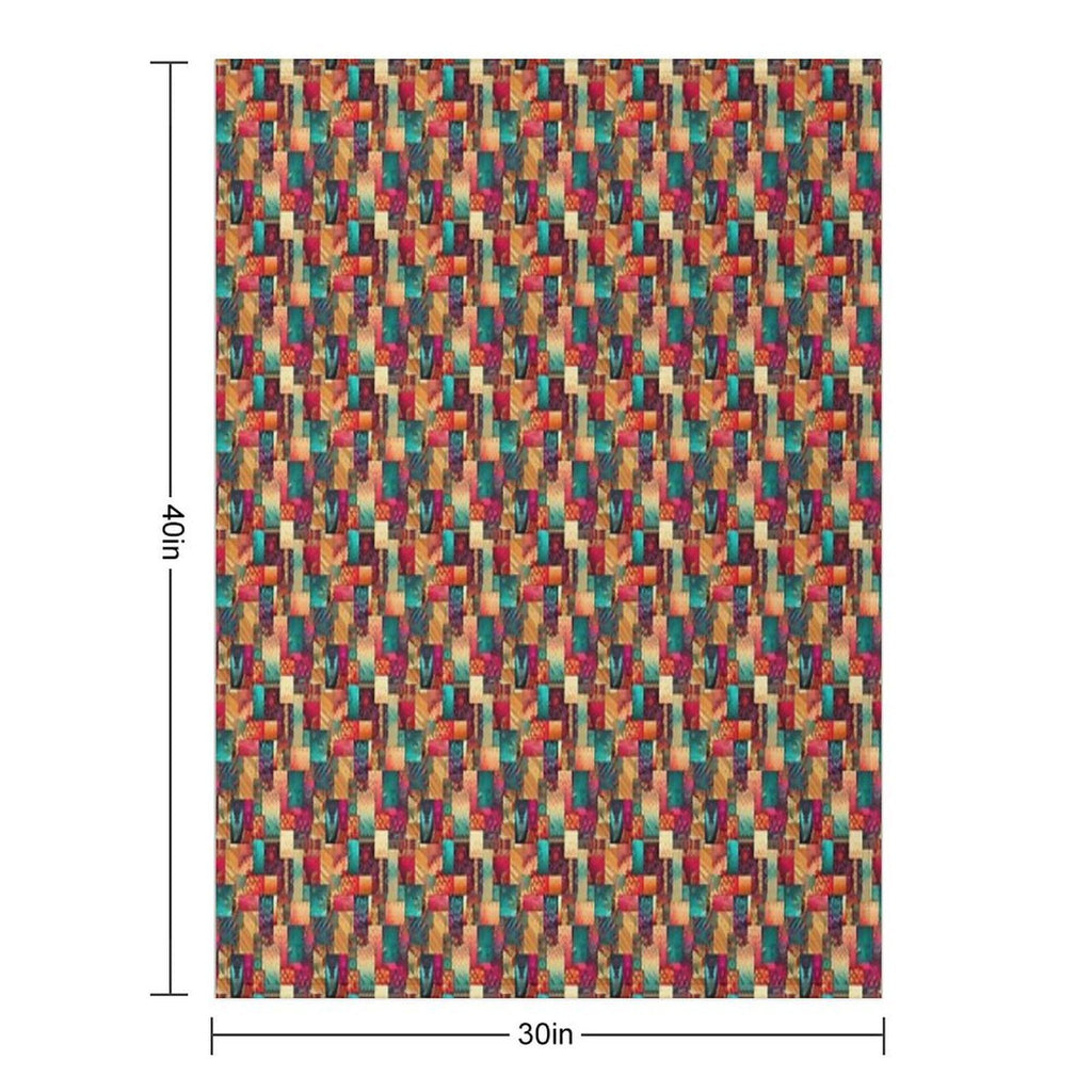 Patchwork Durable Throw Blanket