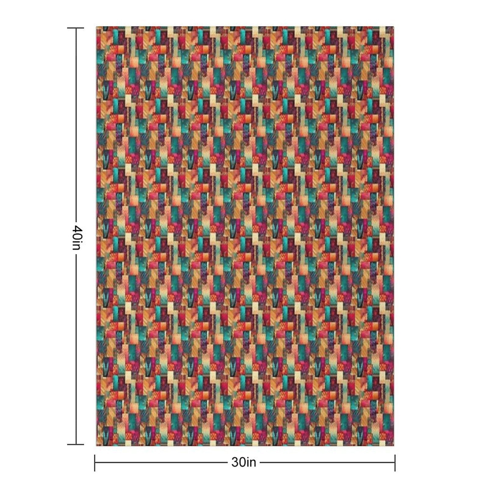Patchwork Durable Throw Blanket