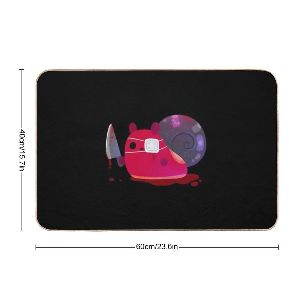 Super Cute Snail  Pet-Safe Bath Mat