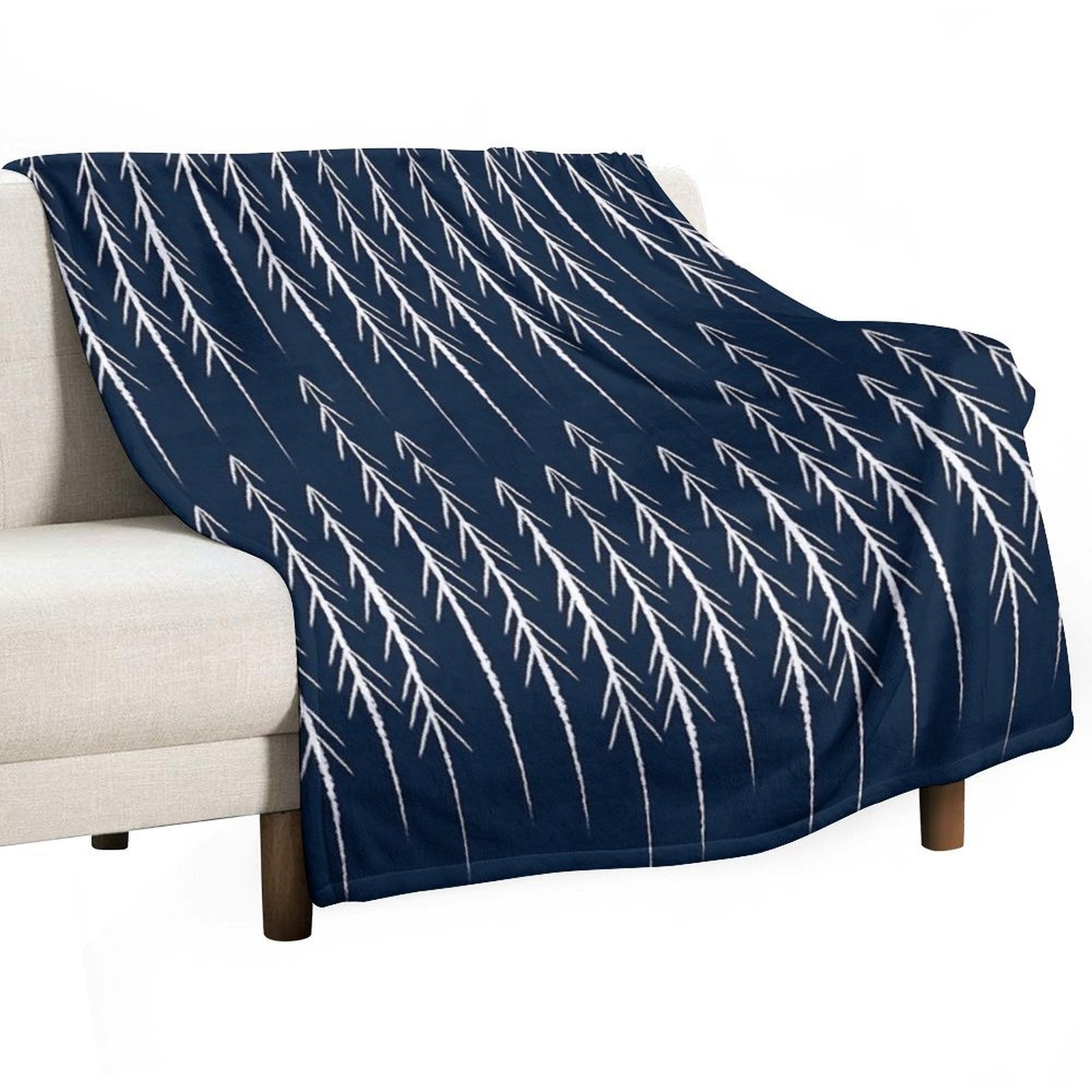 Pine Trees Machine-washable Throw Blanket