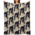 Bernese Mountain Dog Shrink-resistant Throw Blanket