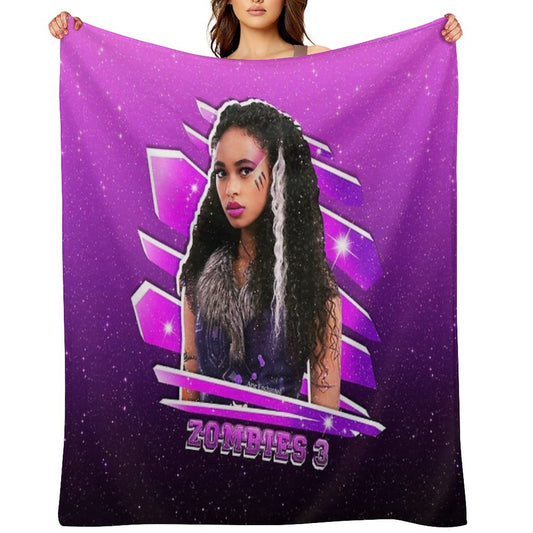 Zombies 3 - Willa Super Purple Power Chandler Multi-functional Throw Blanket
