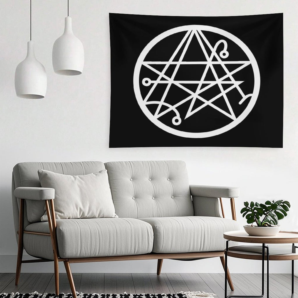 The Necronomicon Gate Symbol Tapestry