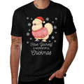 Silky Chicken- Cute Bantam Christmas  Summer-ready Fabric T-Shirt