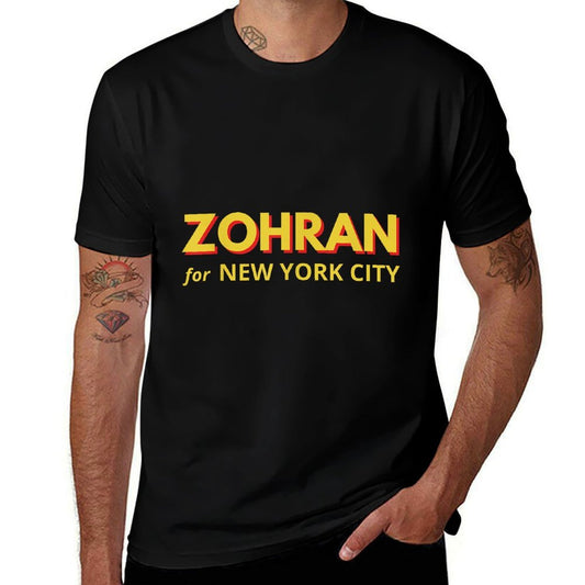 Zohran Mamdani for NYC Mayor Funny Cool Trendy Progressive  Slim-fit Cut T-Shirt
