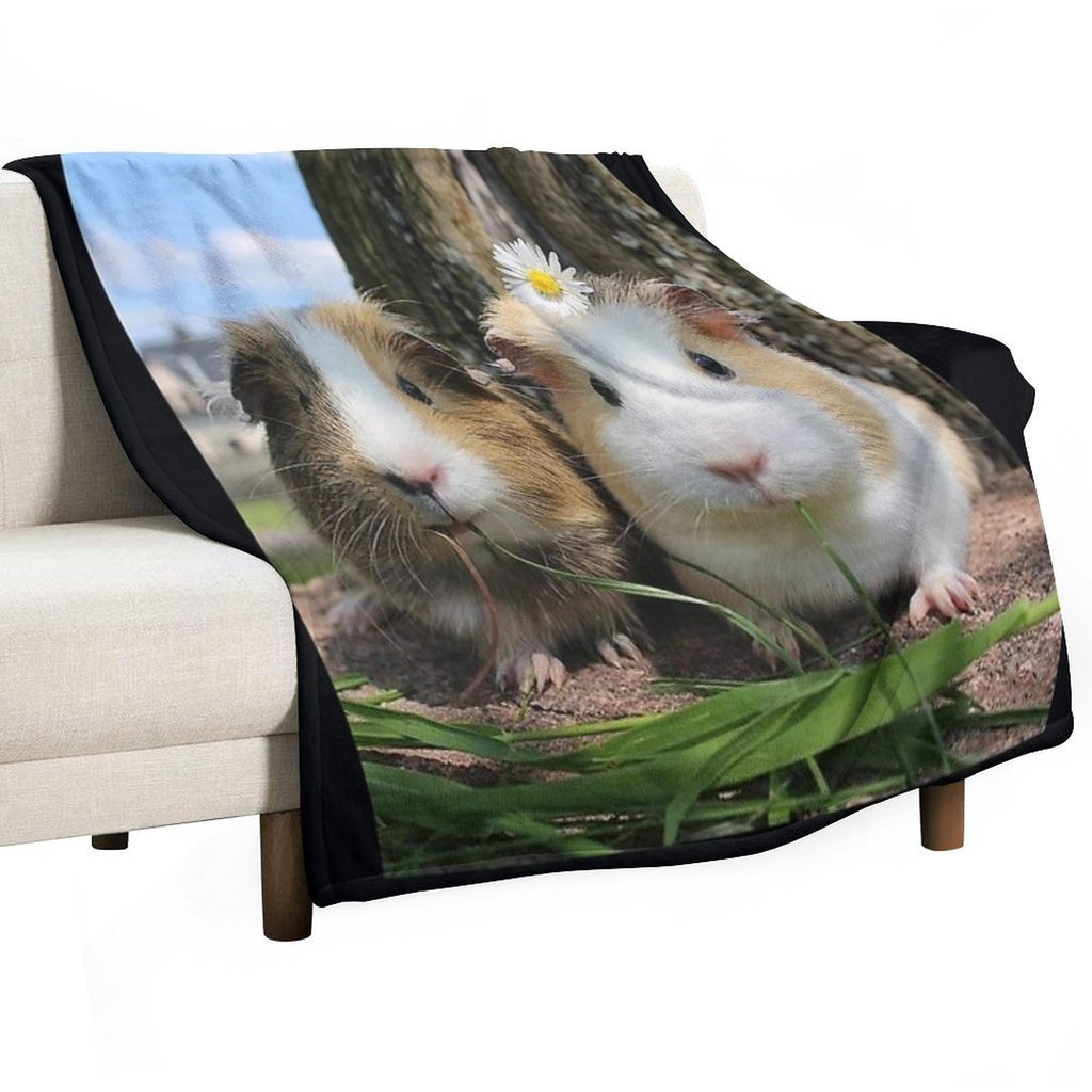 Guinea Pig – Cavy Collection – Model 01 Gift-ready Throw Blanket