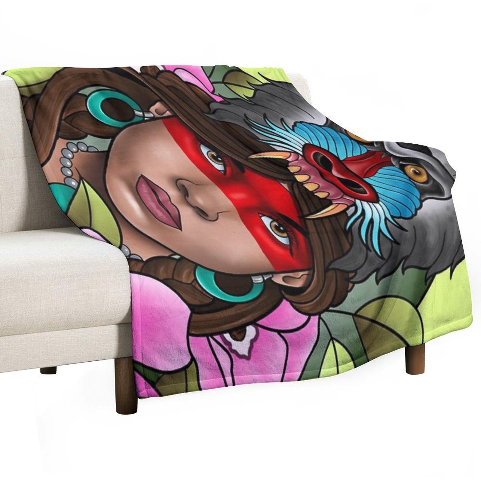 Spirit of The Wild All-season Throw Blanket