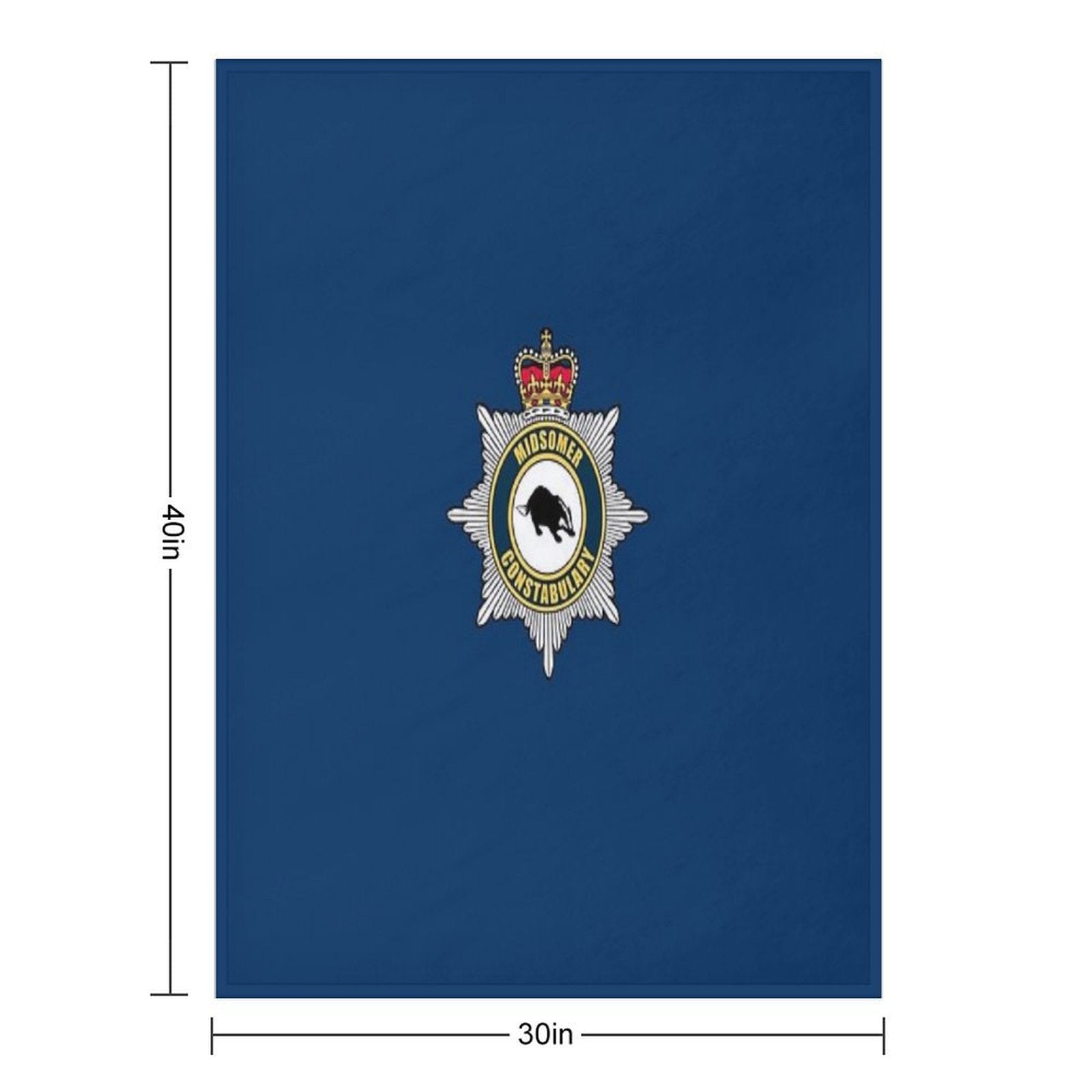 MIDSOMER CONSTABULARY Eco-conscious Throw Blanket