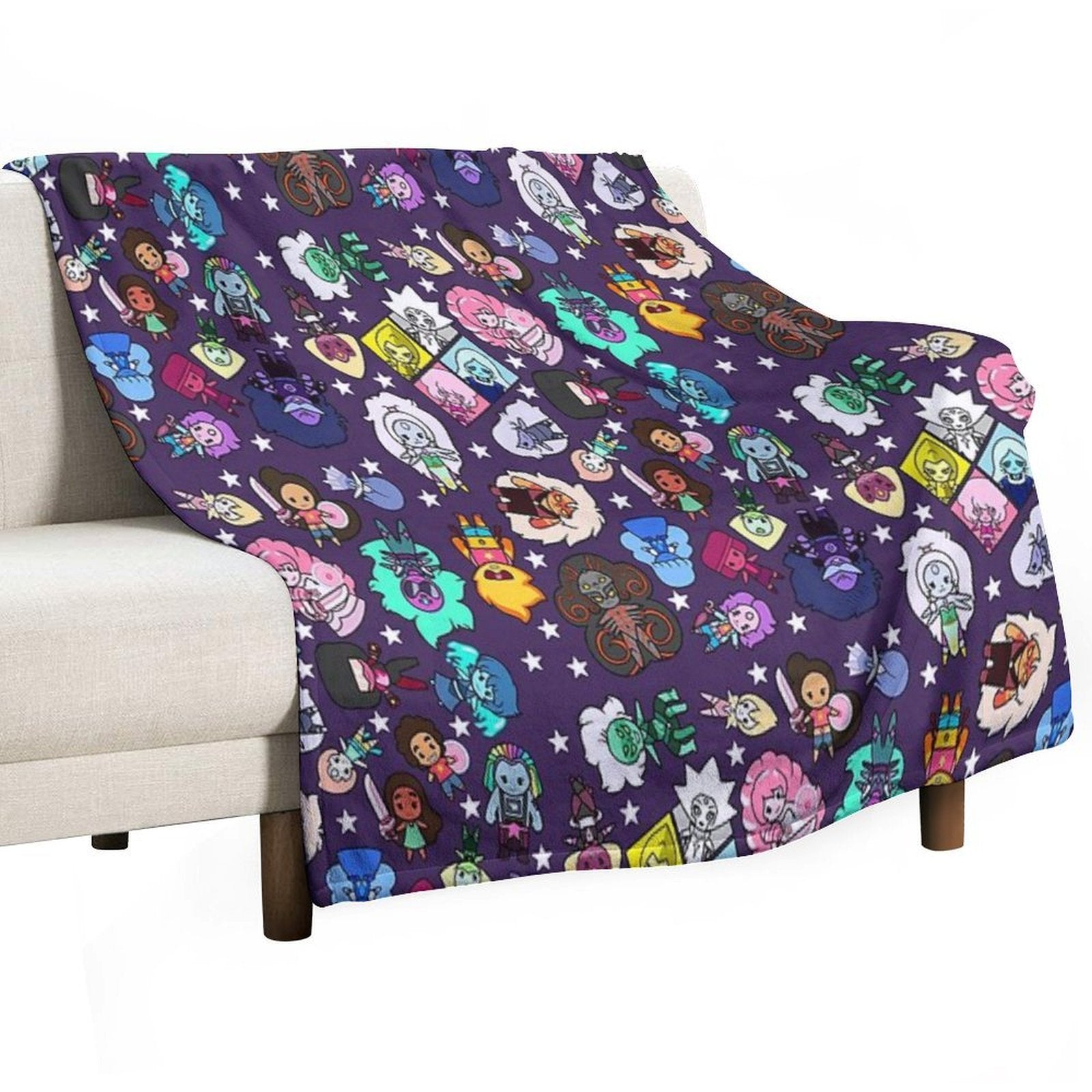Crystal Gems Lightweight Throw Blanket