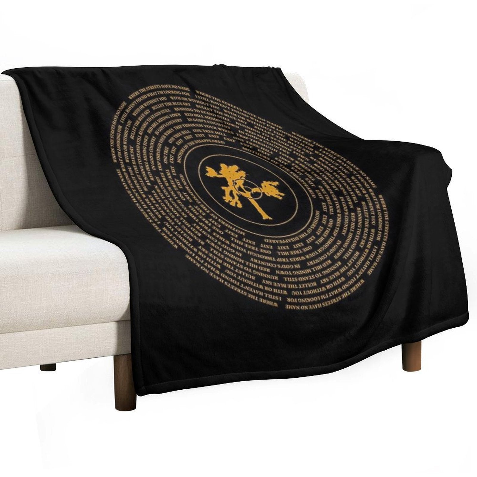 Joshua Tree Vinyl Machine-washable Throw Blanket